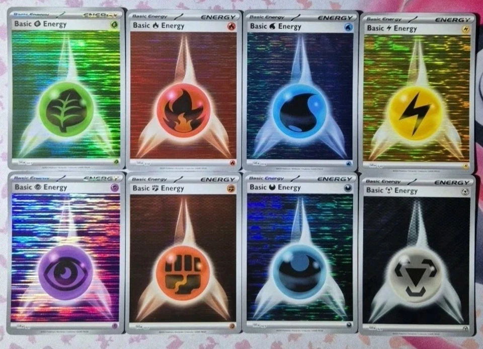 Pokemon TCG Reverse All 8 Holo Energy SET from Black Bolt & White Flare - Image 1 of 1