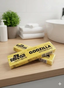 Godzilla Mehrzweck Seifenstück All in One Advanced Wäschebad Burmesische Seife - Bild 1 von 2