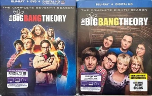 The Big Bang Theory: Seasons 7 & 8 (Blu-ray+DVD, 2016) ***NEW*** - Picture 1 of 1