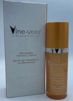 Suero de vitamina C de resveratrol de viña vera 1 fl. Oz. Nuevo Foto 1 de 3