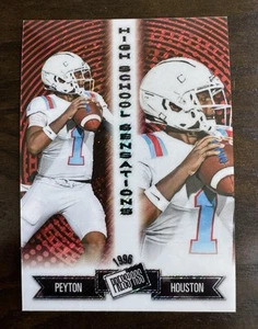 2024 Leaf Collective 4/5 ROJO Peyton Houston Highschool Sensations Presspass - Imagen 1 de 2