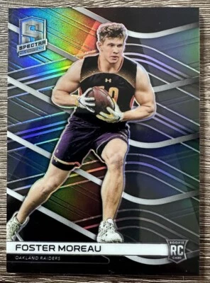 Foster Moreau 2019 Panini Spectra /99 Rookie Card RC - Image 1 of 2