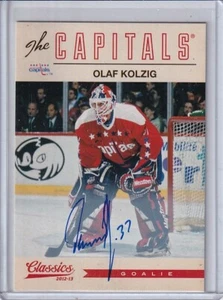 2012-13 Classics Signatures Autographs #126 Olaf Kolzig - Washington Capitals - Picture 1 of 1