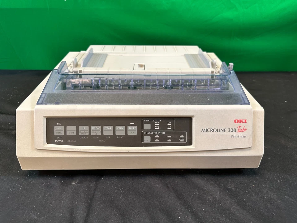 OKI MICROLINE 320 Turbo 9-Pin Parallel Dot Matrix Printer No USB - Image 1 of 1