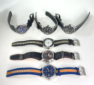$800+ TOMMY BAHAMA BULK LOT OF 6 MENS VINTAGE WATCHES WATCH WATER RES. - Picture 1 of 8