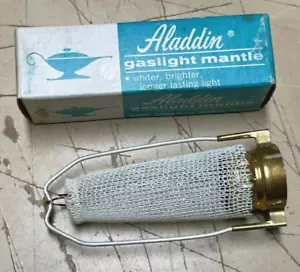 Mantello luce a gas Aladdin vintage alto 4" NOS - Foto 1 di 8