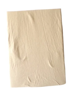 Spannbetttuch beige Spannbettlaken 100 x 200 cm  Laken Betttuch Bettlaken - Bild 1 von 3