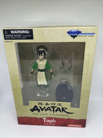 Diamond Select Avatar The Last Airbender Toph Action Figure ATLA Cover