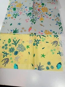 Fabric Lot of 2 Fat Quarters Coordinating Fabric-Undersea Themed - Picture 1 of 2