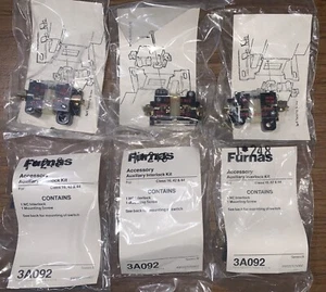 6 Nuevos Furnas 3A092 Kit de Enclavamiento Auxiliar y Tornillo de Montaje Sellado de Fábrica - Imagen 1 de 3