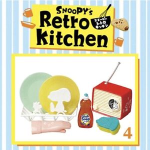 Re-ment Snoopy Retro Kitchen #4 Sealed Includes Brochure