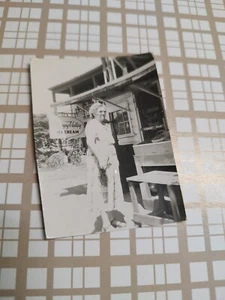 Vintage Photo Of A Elderly Lady Out front Of Her Story Chattanooga Tennessee - Picture 1 of 3