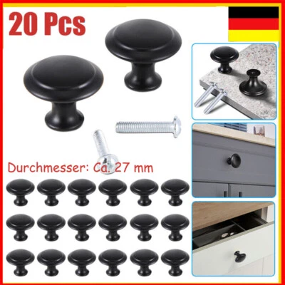 20STK Möbelgriffe Möbelknöpfe Schrankknopf Möbelknäuf Tür Knopf Edelstahl DE - Bild 1 von 4