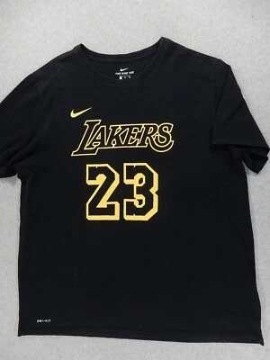 Camiseta de baloncesto de corte atlético Nike de Los Angeles Lakers (#23 James) XXL para hombre Foto 1 de 4