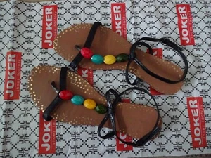 SOMMER Look Riemchen-Sandalen Gr 39 einstellbare Riemchen Multicolor-Ziersteinen - Bild 1 von 10
