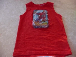 BOYS MARVEL HERO 4T TANK TOP RED - Picture 1 of 3
