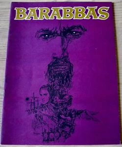 ANTHONY QUINN BARABBAS ORIGINAL FILM SOUVENIR BROCHURE (1961) BIBLICAL ENGLAND - Picture 1 of 7