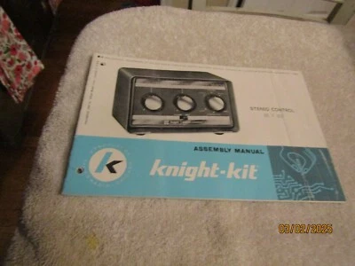 Vintage Knight-Kit Montaje Manual 83 Y 932 Control Estéreo 1958 Foto 1 de 4