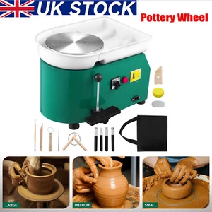 350W Electric Pottery Wheel 25cm Turntable Ceramic Forming Machine for Adults - Picture 1 of 10
