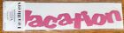 Crafters Outpost Scrapbooking Paper Die Cut Title Headliners Vacation Pink 12”x2