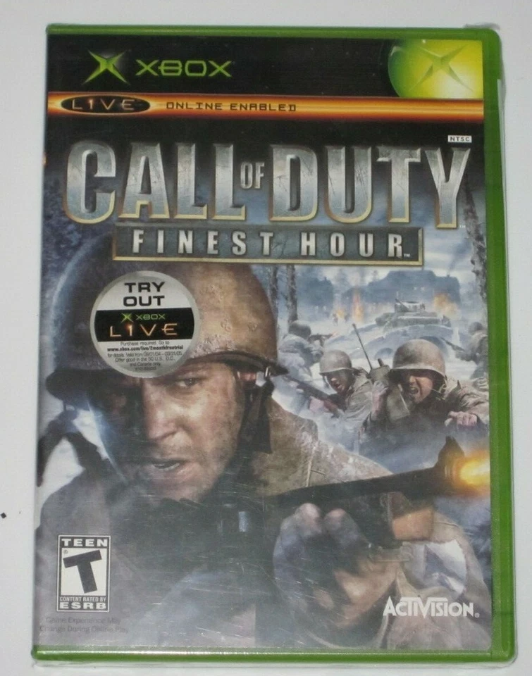 Call of Duty Finest Hour (Microsoft Xbox, 2004) New Sealed - Image 1 of 2