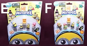 Paquete de 2 figuras de acción coleccionables de 1 pulgada Mineez (12 Minions) de Despicable Me - Imagen 1 de 4