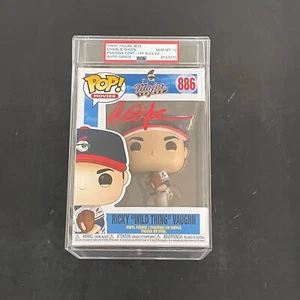 Charlie Sheen Signed Funko Pop Major League Ricky "Wild Thing" Vaughn PSA/DNA Au - Picture 1 of 2