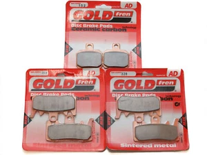 Pastillas de freno delanteras y traseras Goldfren para Ducati Supersport 936cc 2017-2019 - Imagen 1 de 3