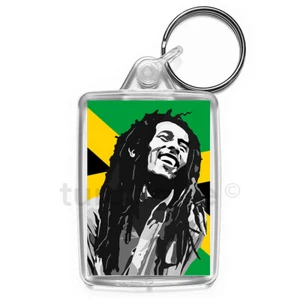 Bob Marley Jamaica Recuerdo Foto Regalo Llavero Llavero | Mediano - Imagen 1 de 1