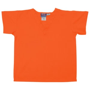 Kids Orange Scrub Shirt, Large (9-12 Years Old), Childrens Scrubs - Picture 1 of 1