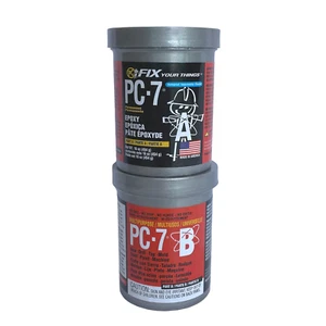 PC-7 Epoxy Adhesive Paste, Two-Part Heavy Duty, 1Lb in Two Cans, Charcoal Gray 1 - Picture 1 of 12