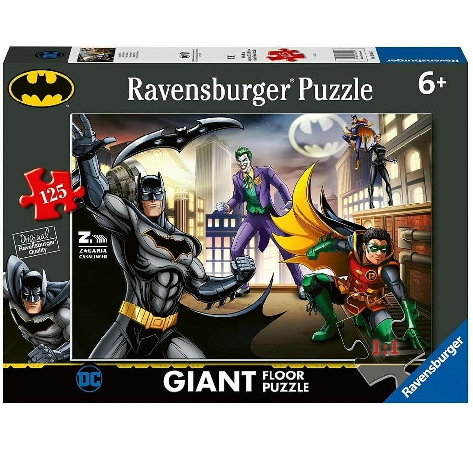PUZZLE BATMAN 125 PZ. PER BAMBINI UNA NOTTE A GOTHAM ETA'+ 6 ANNI RAVENSBURGER - Immagine 1 di 1