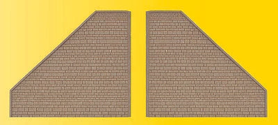 Vollmer 48101 HO Scale Wing Walls -- For Single Track Tunnel Portal 770-48100 - Image 1 of 1