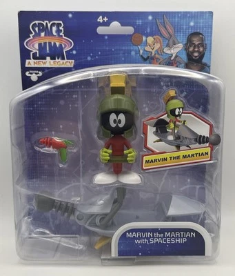 Space Jam 2: A New Legacy Marvin The Martian With Spaceship 4" Toy Figurine - Image 1 of 2