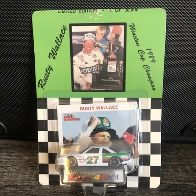 1992 Racing Champions NASCAR #27 Rusty Wallace 1989 Winston Cup Champion - Image 1 of 2