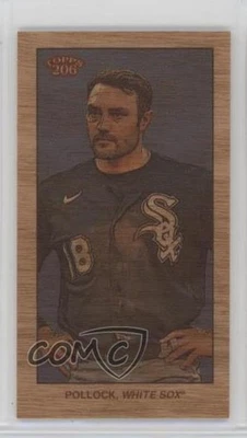 2022 Topps 206 Series 5 Wood Paper Stock /20 AJ Pollock #W5-62 - Image 1 of 2