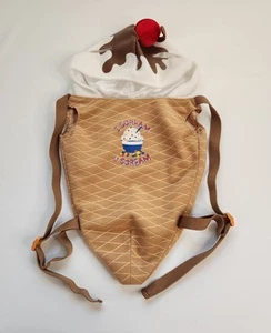 Build-A-Bear Ice Cream Cone Backpack- I Scream U Scream - Dairy Queen - Picture 1 of 14