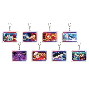Beyblade Burst Sparking 10 Scene Illustration Acrylic Keychain 8-Piece Box - Picture 1 of 1
