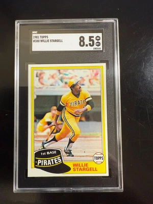 1981 TOPPS #380 WILLIE STARGELL SGC 8.5 - Image 1 of 2