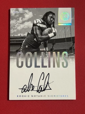 Alex Collins 2016 Panini Encased Auto Platinum 1/1 #RNI-AC Seattle Seahawks - Image 1 of 4