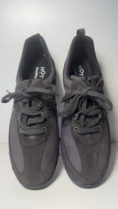 Hotter Leanne II Black Croc Lace Up Shoes Ladies Size UK 6.5 - Picture 1 of 16