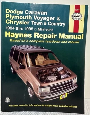 Repair Manual Haynes 30010 Dodge Caravan, Plymouth Voyager, Chrysler 1984-1995 - Image 1 of 3