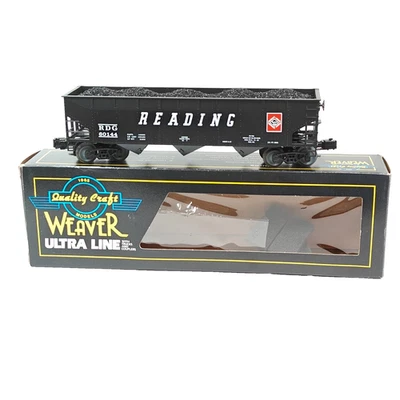 Weaver 3 Bay Offset Coal Car Reading Railroad #60144 3-Rail O Gauge U3906 - Image 1 of 4