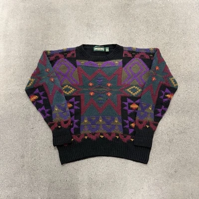 Suéter de Colección American Eagle Outfitters 100% Lana Tejido a Mano Cuello Redondo Talla Mediana Foto 1 de 4