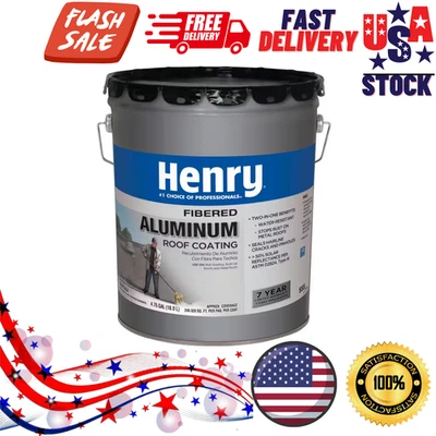 Revestimiento reflectante de techo de aluminio de fibra Premium 555 - 4,75 galones Foto 1 de 4