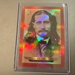 2025 Piezas de los Villanos del Pasado Wild Bill Hickok/50 Red Parallel Deadwood - Imagen 1 de 1