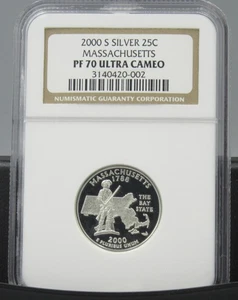 2000 S Massachusetts Silver NGC PF 70 UCAM - Picture 1 of 1