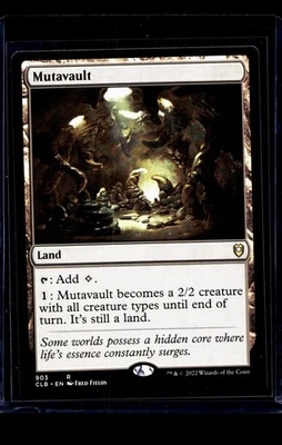 2022 MTG Magic The Gathering CLB Battle For Baldurs Gate #903 Mutavault - Image 1 of 2