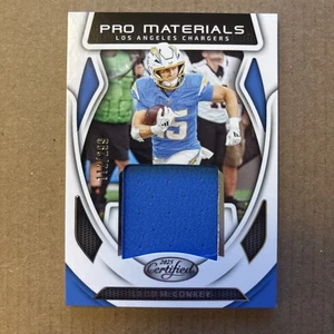 2025 Certified Ladd McConkey Pro Materials MEM /299 - Bild 1 von 2