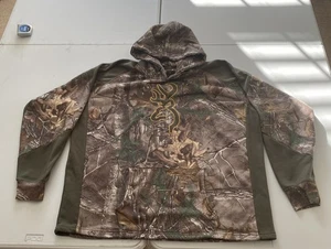 Realtree Hoodie Mens 3XL Camouflage Pullover Camo Hunting Outdoors Deer - Picture 1 of 13